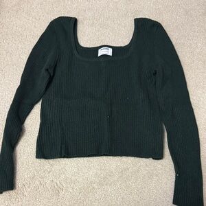 OLD NAVY Forest Green Ribbed Sweater